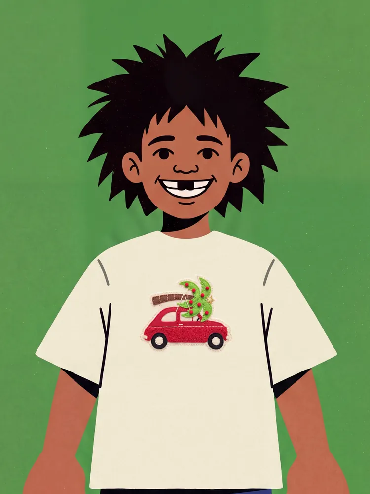 Car with a palm · Youth tee