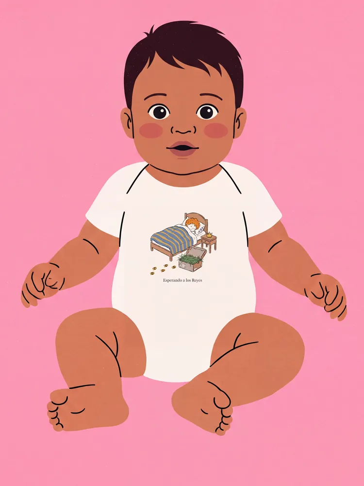Esperando a los Reyes · Baby onesie