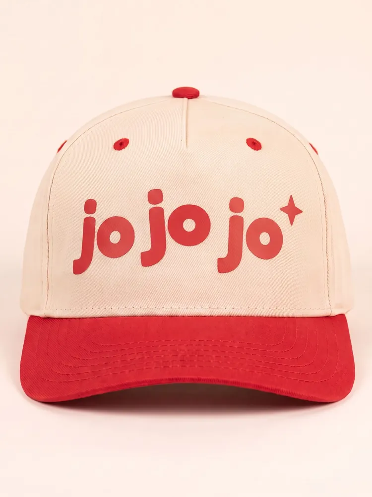 jo jo jo cap · 5-panel · Cap · Red / Natural