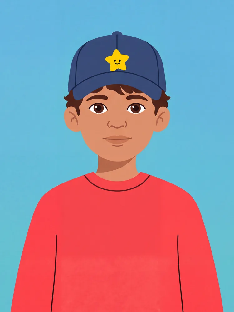 Happy star youth cap · Youth cap