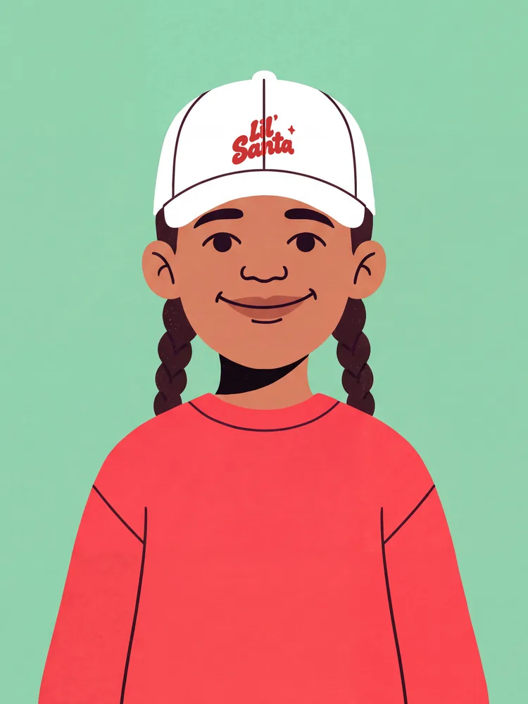 Lil' Santa youth cap · Youth cap