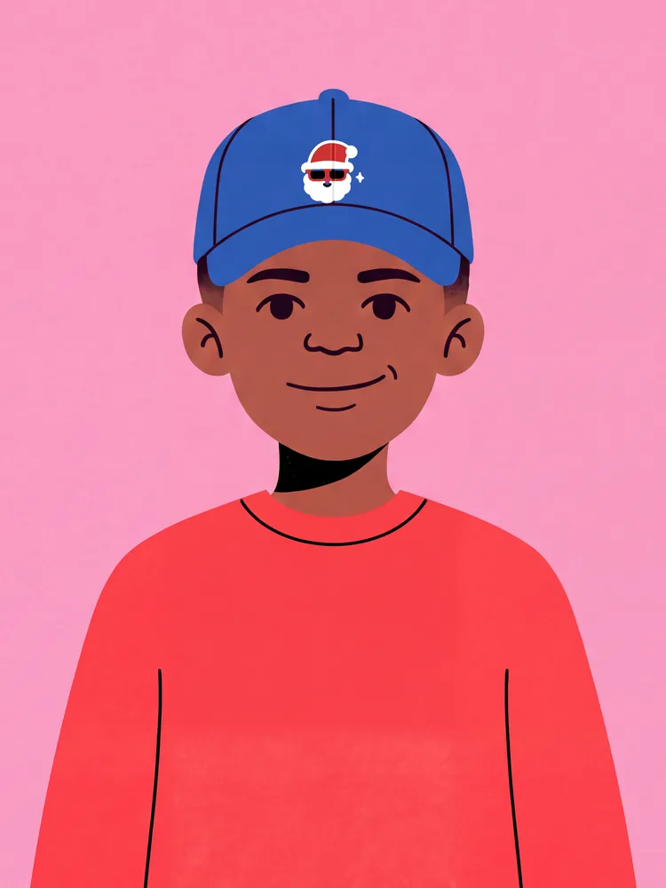 Cool Santa youth cap · Youth cap