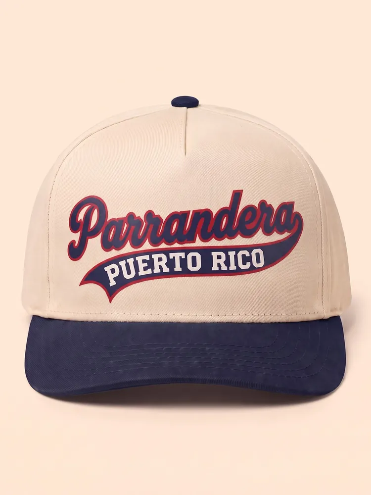 Parrandera Puerto Rico cap · 5-panel · Cap · Navy / Natural