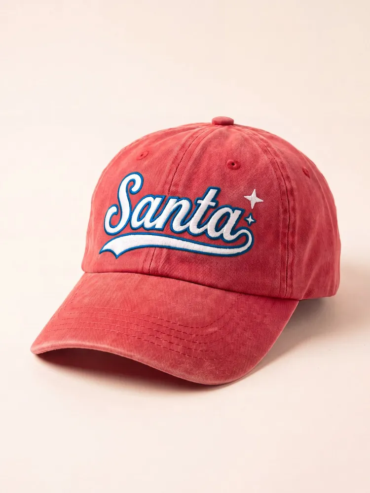 Santa cap · Cap · Red