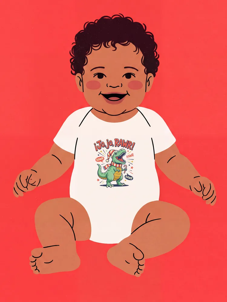 ¡Jo, jo, RAWR! · Baby onesie