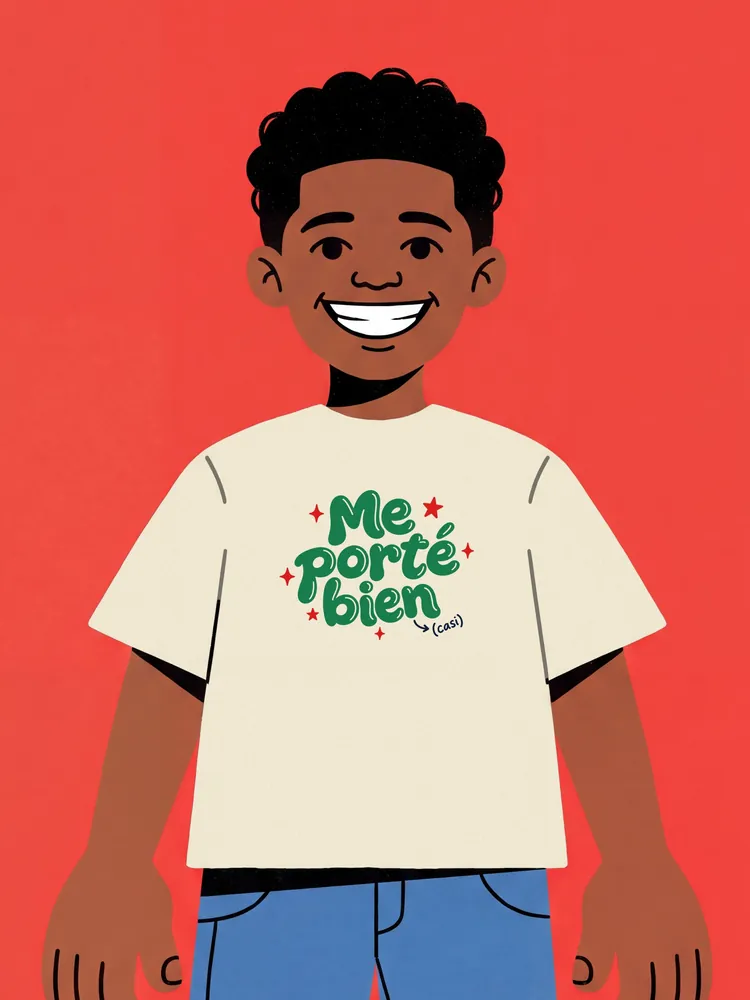 Me porté bien · green · Youth tee