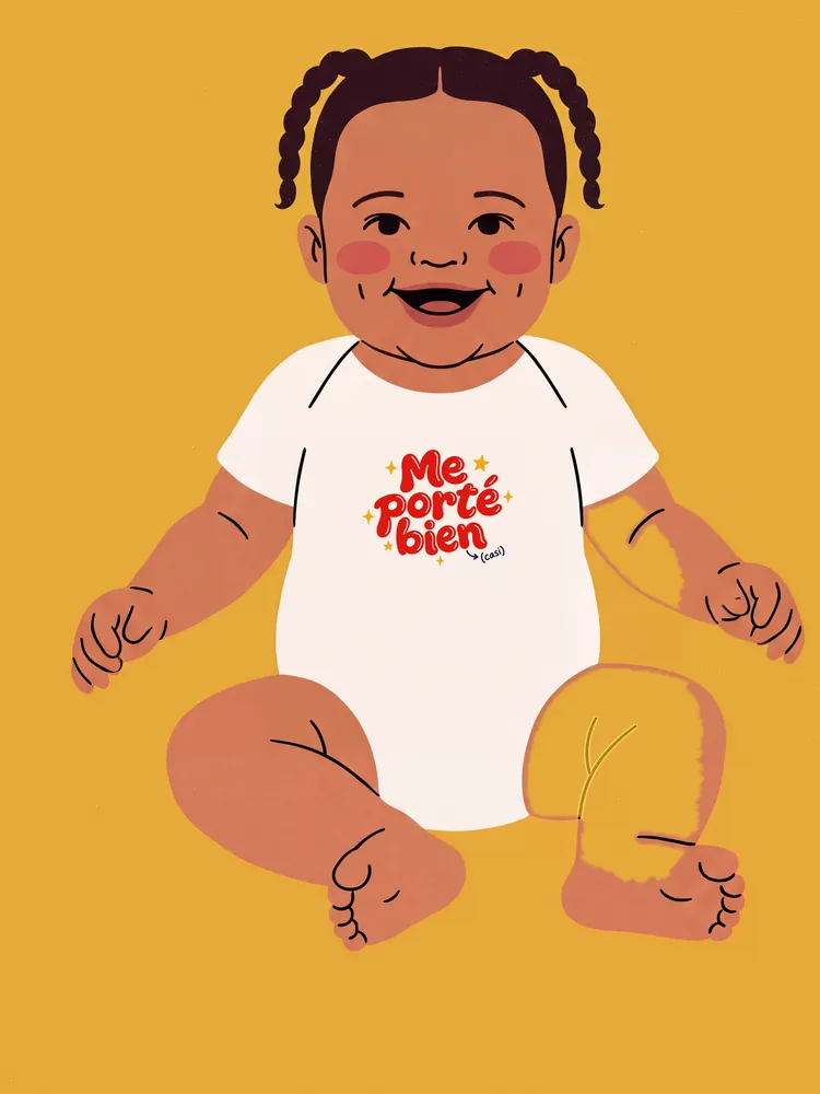 Me porté bien (casi) · Baby onesie