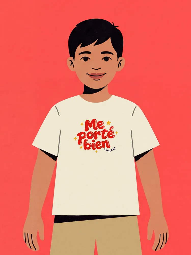 Me porté bien (casi) · Youth tee