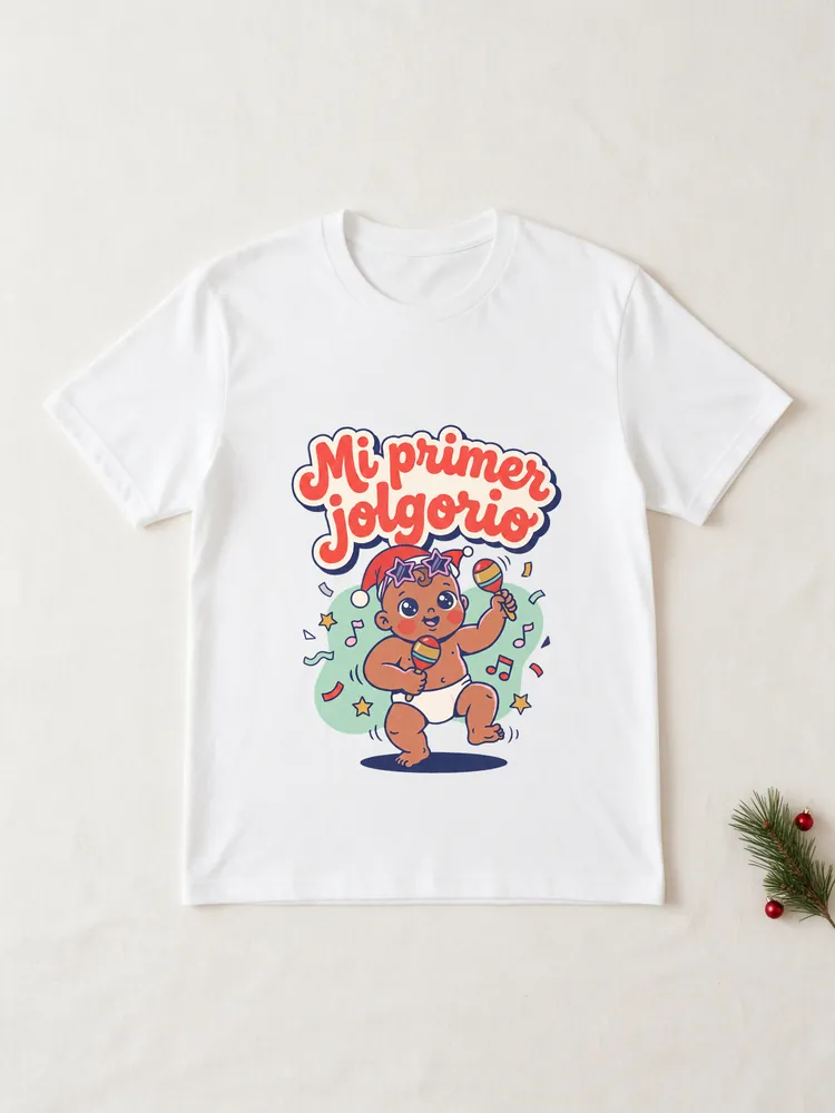 Mi primer jolgorio · Toddler tee · White