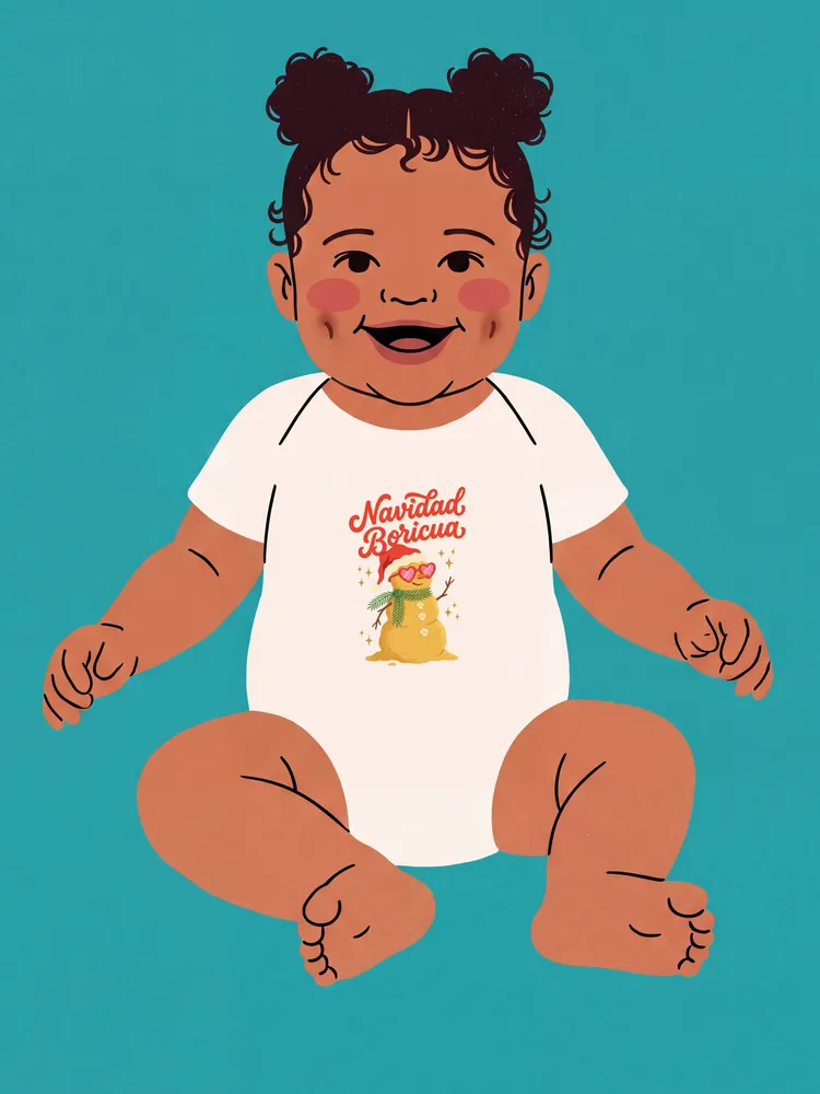 Navidad Boricua · Baby onesie