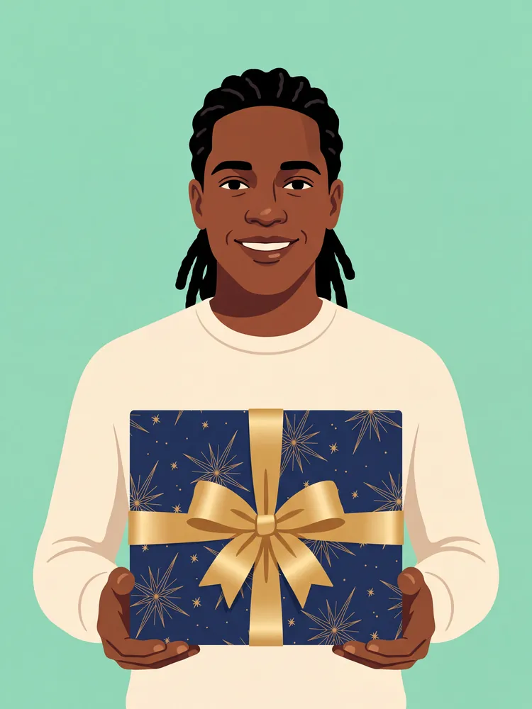 Star of Bethlehem gift wrap · Roll