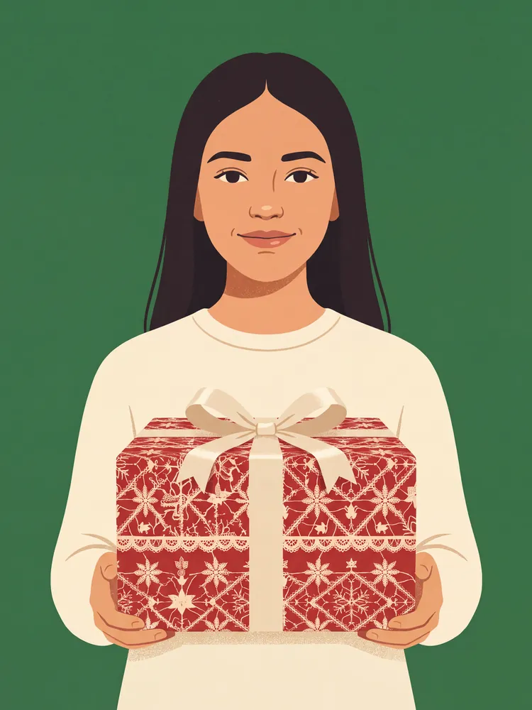 Mundillo lace gift wrap · Roll
