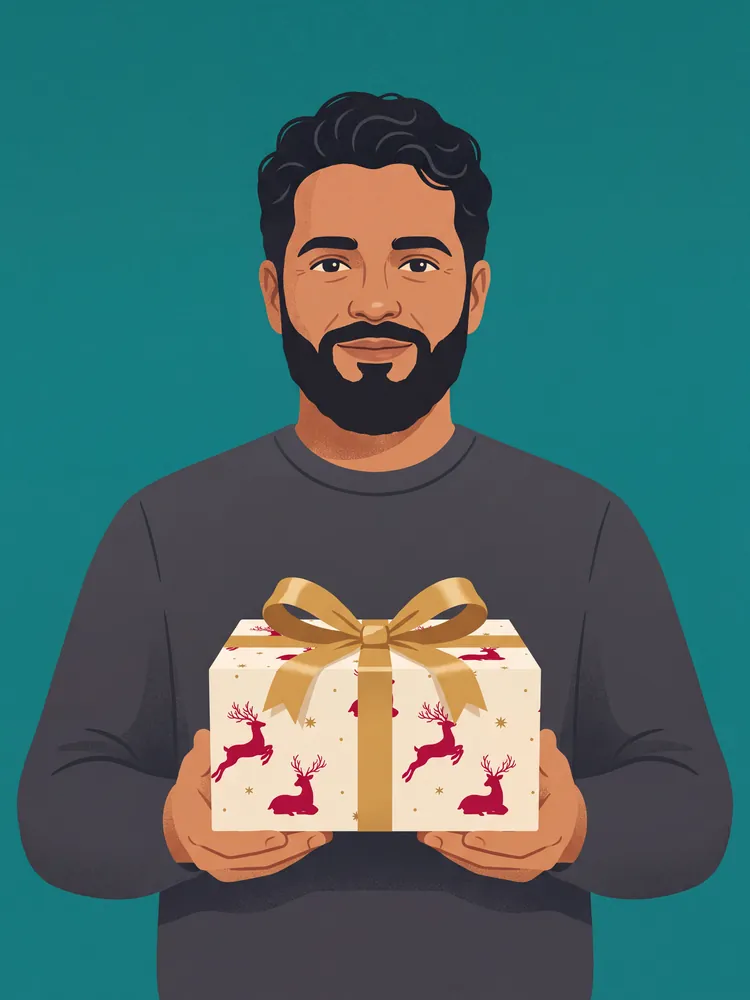 Reindeer gift wrap · Roll