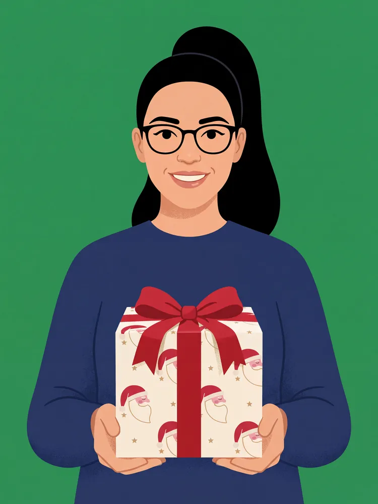 Santa gift wrap · Roll