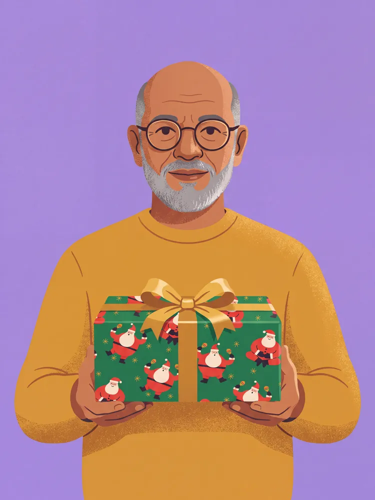 Santas gift wrap · Roll