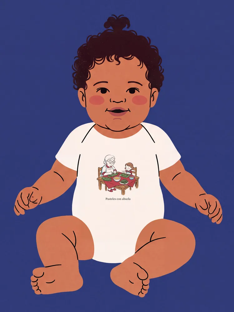 Pasteles con abuela · Baby onesie