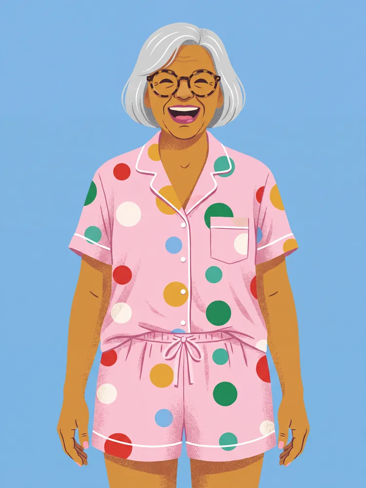 Bolitas pajamas · Short set