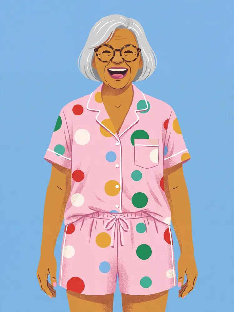 Pijama Bolitas · Pijama corta