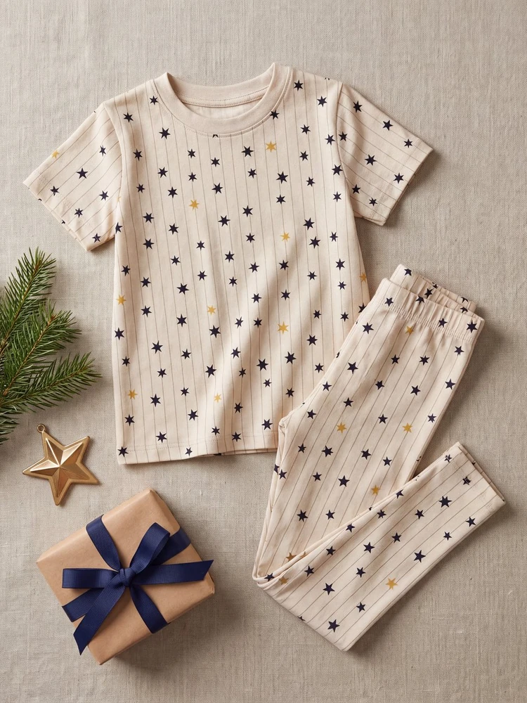 Pijama Estrellitas · Camisa y leggings
