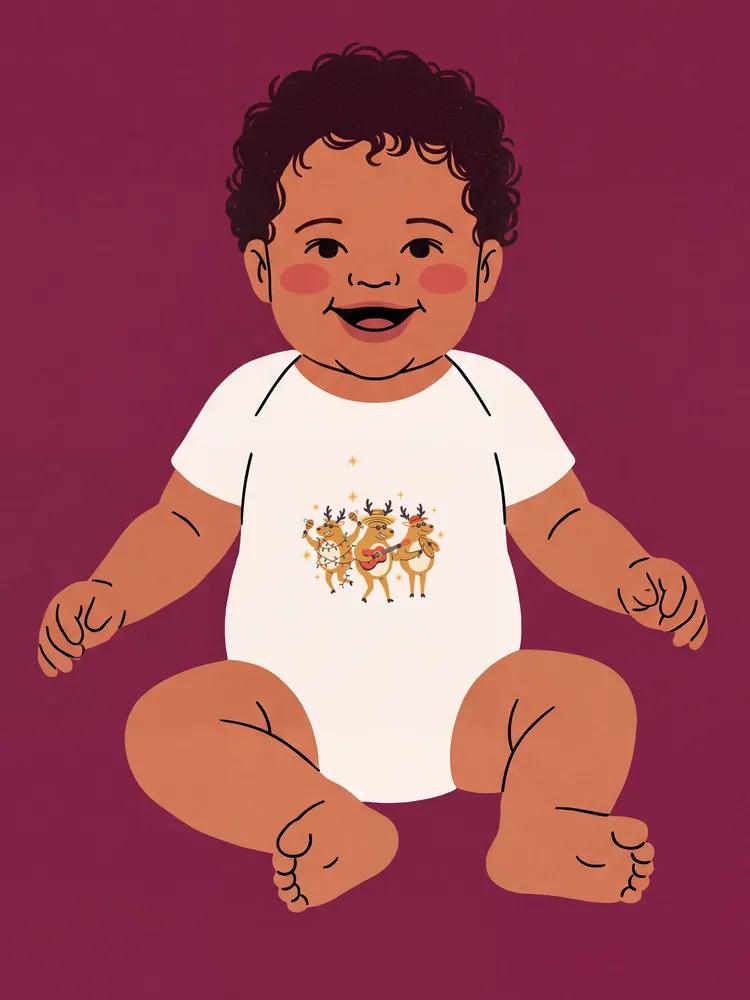 Renos de parranda · Baby onesie