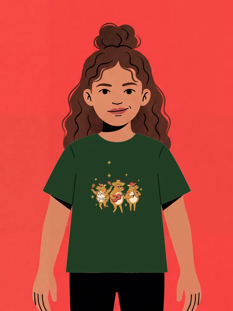Renos de parranda · Youth tee