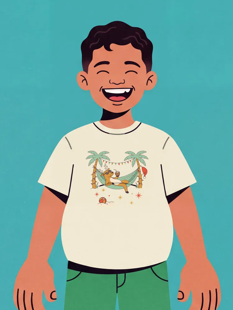 Renos en la playa · Youth tee
