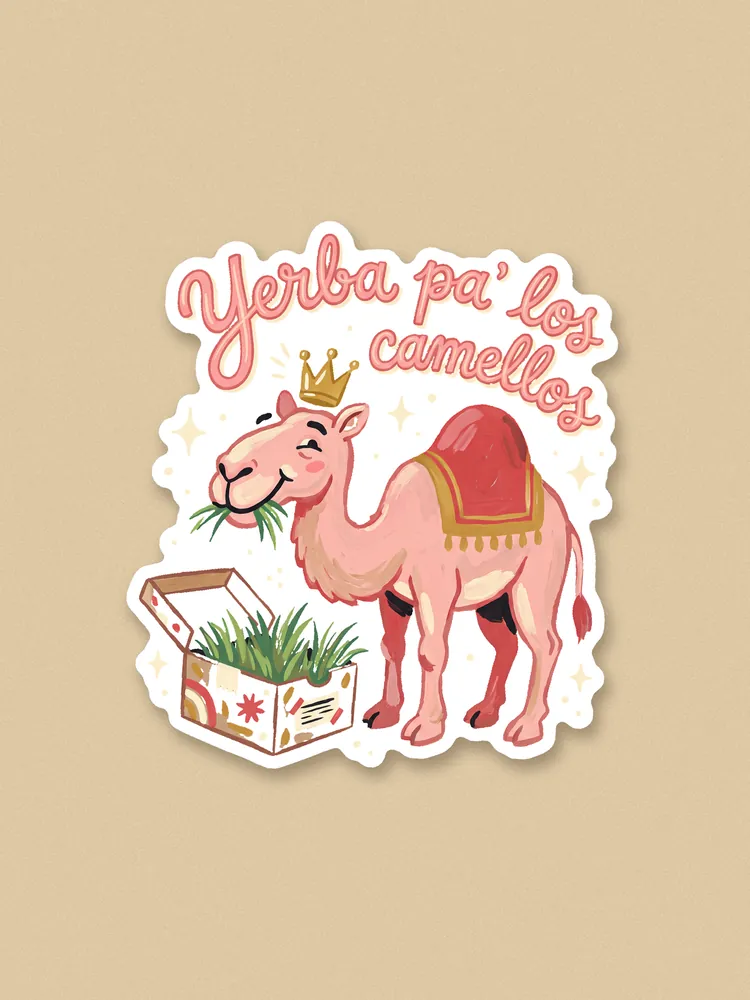 Yerba pa' los camellos sticker · Sticker