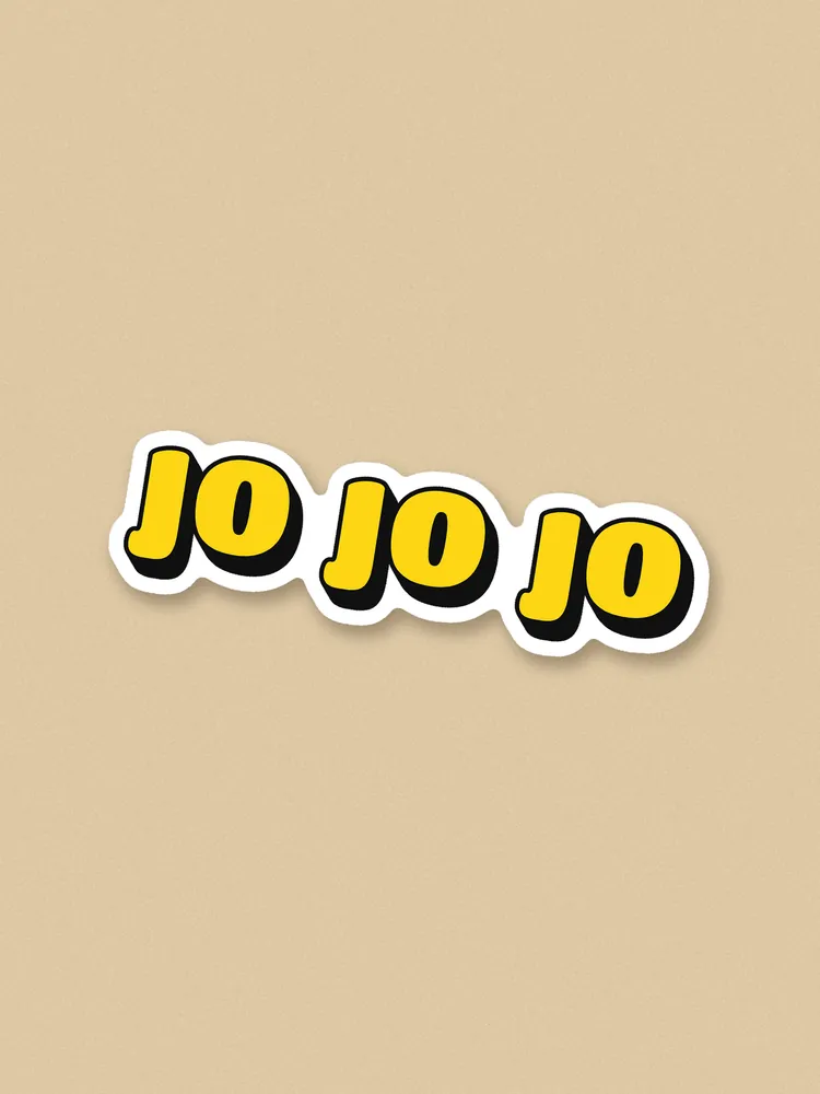 JO JO JO sticker · Sticker