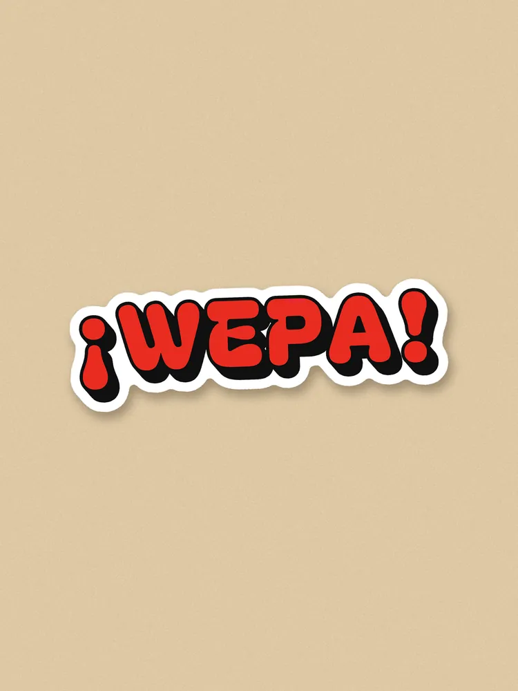 ¡WEPA! pop sticker · Sticker