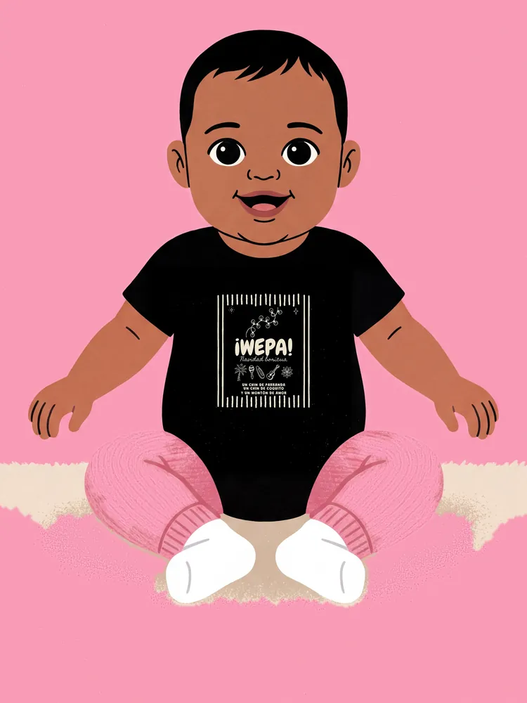 ¡Wepa! · cream · Baby onesie